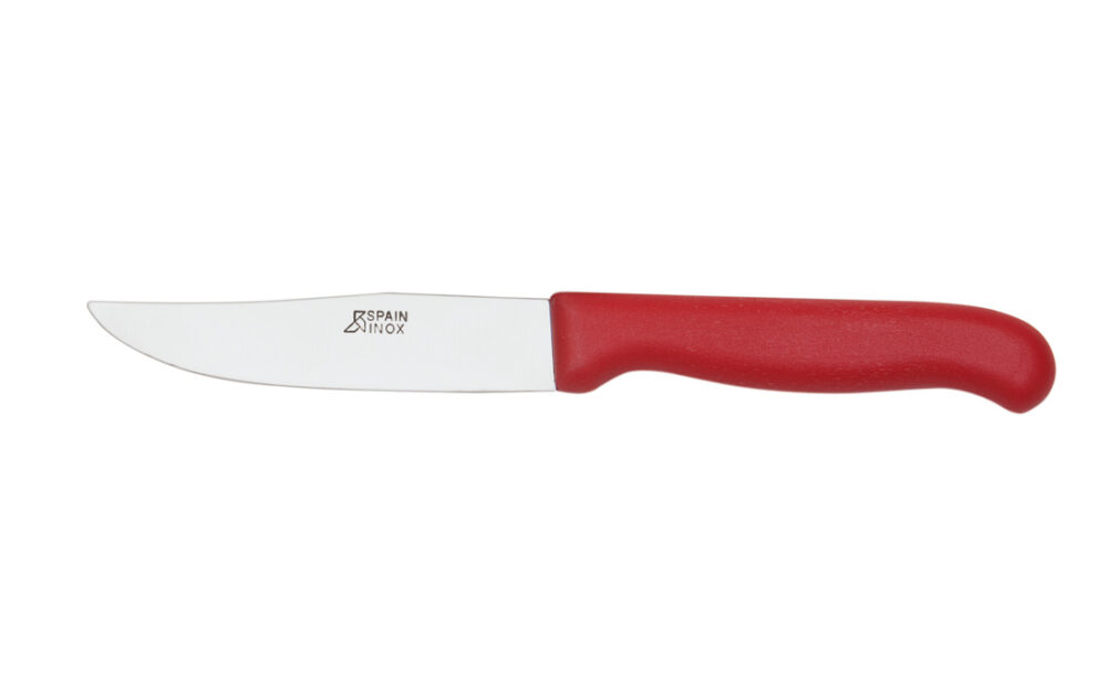 Cuchillo Multiuso Mango Inyectado en Polipropileno Rojo